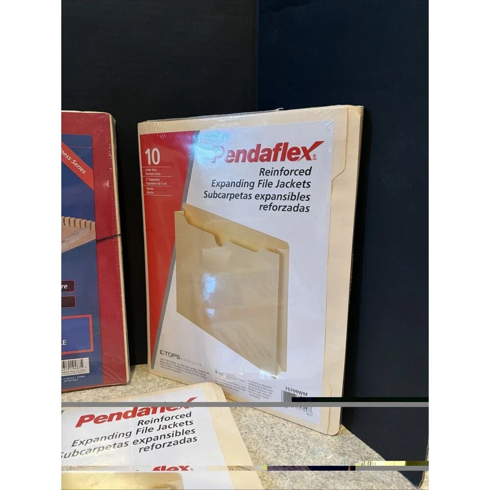 File Jacket & Organizer Lot 5 New Sealed Ampad Accufile Pendaflex Manila